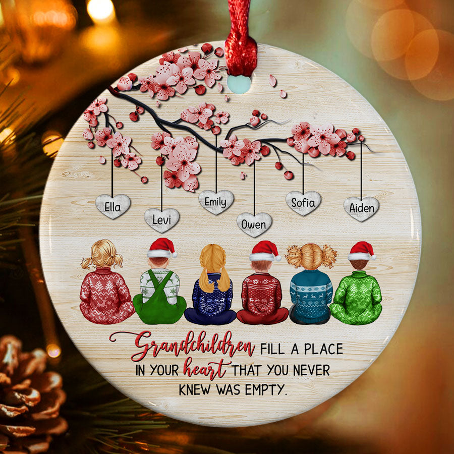 Personalized Grandchildren Ornaments for Grandma
