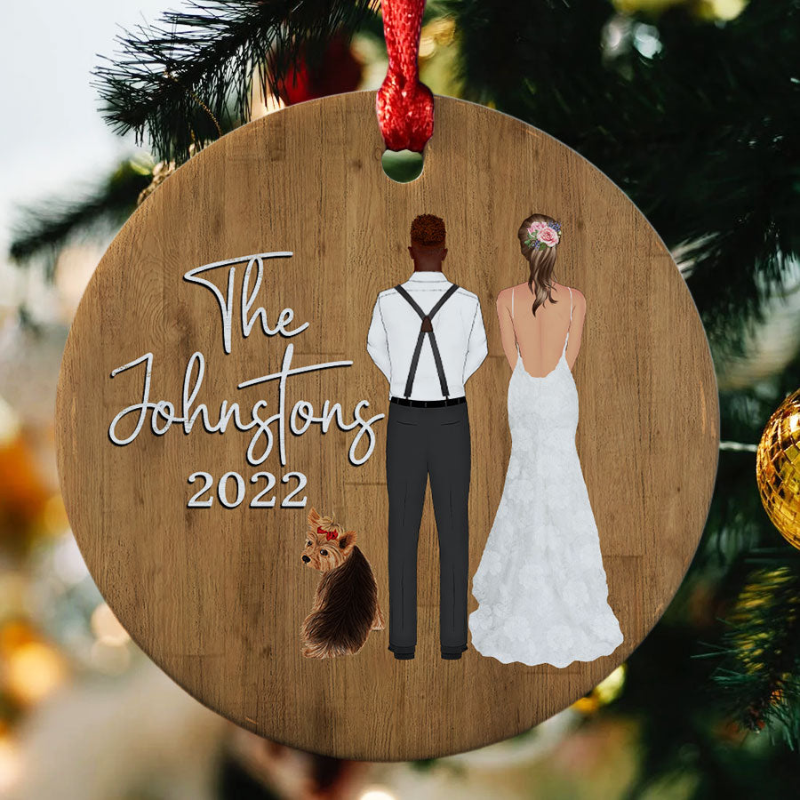 Personalized Married Ornaments