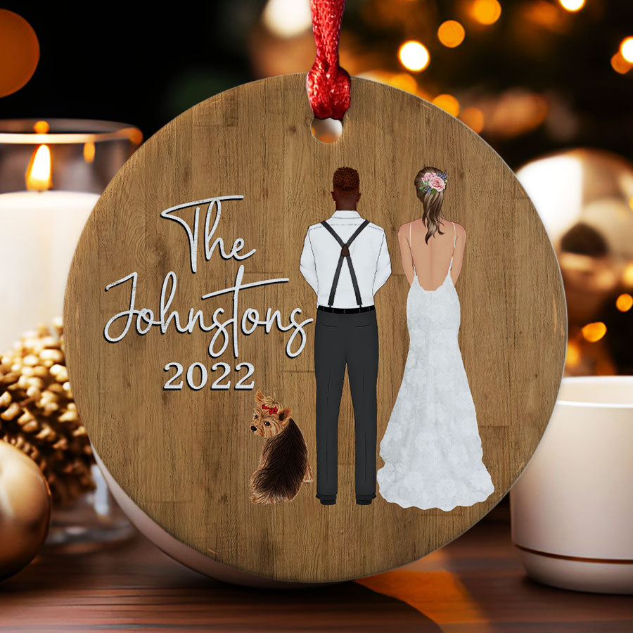 Personalized Married Ornaments