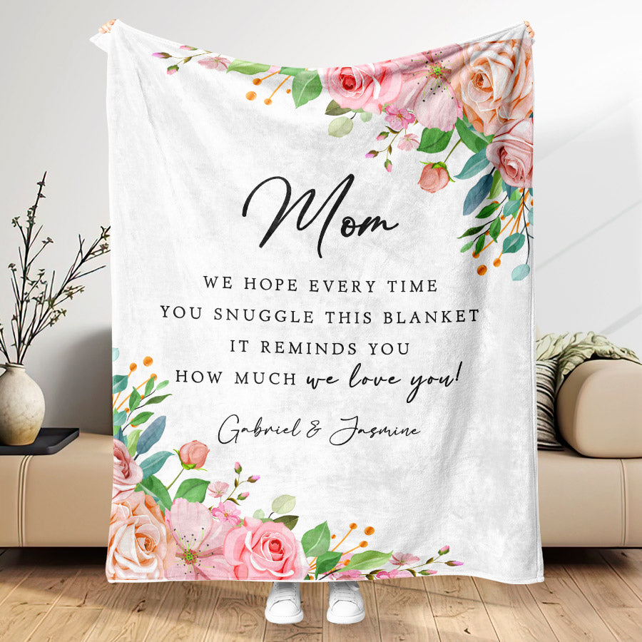 Custom Mothers Day Blanket