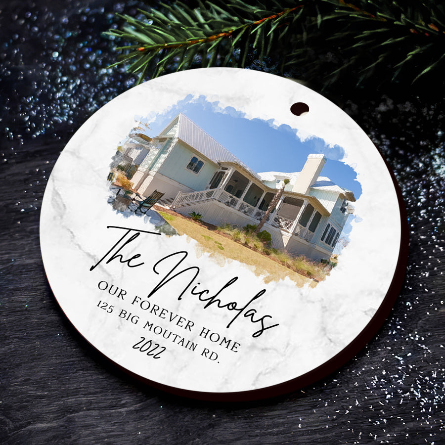New Home Christmas Ornaments Personalized