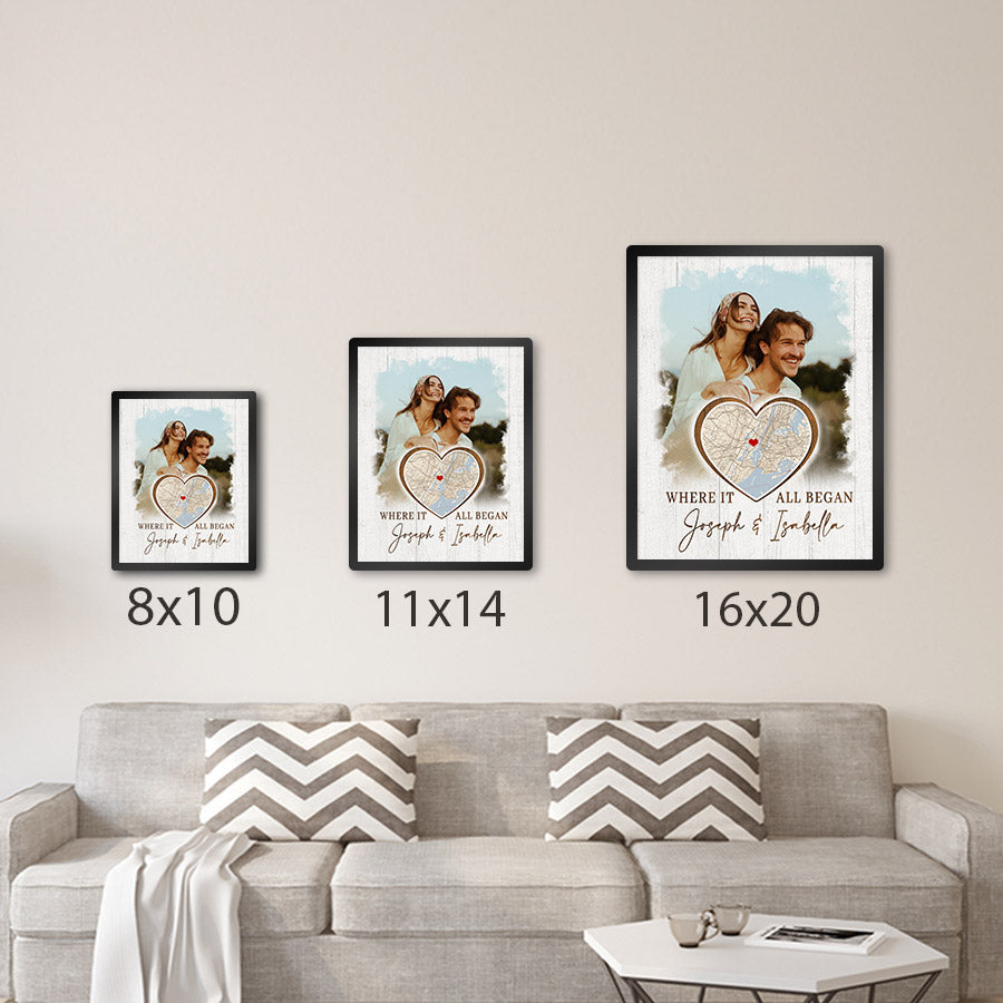 Where It All Began Map Canvas