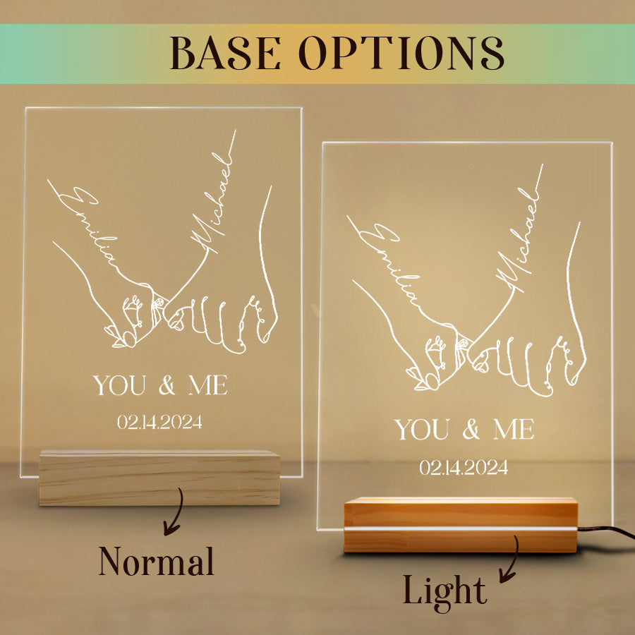 Our First Date Plaque