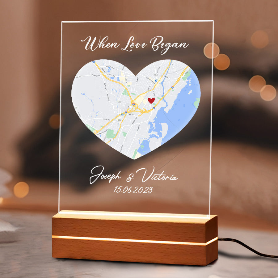 Customized Map Night Light