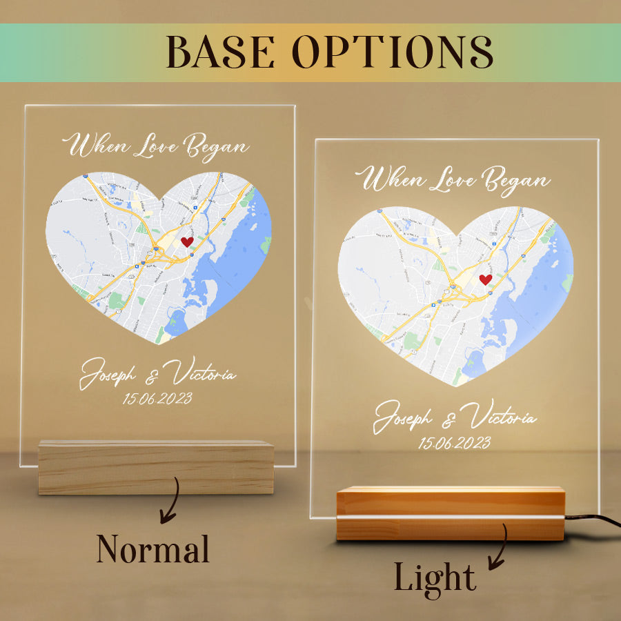 Customized Map Night Light