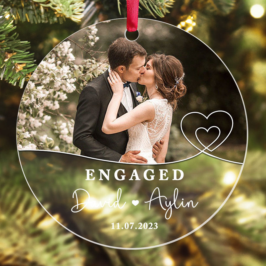 Newly Married Christmas Ornament