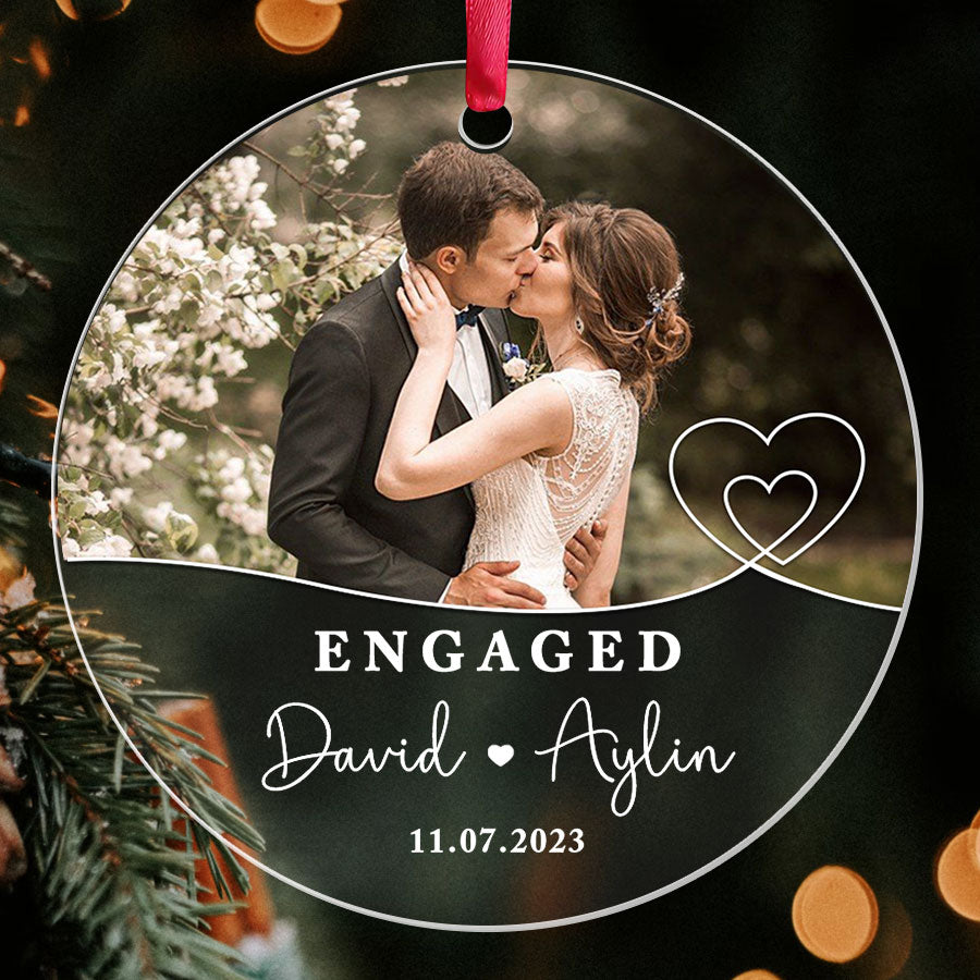 Newly Married Christmas Ornament