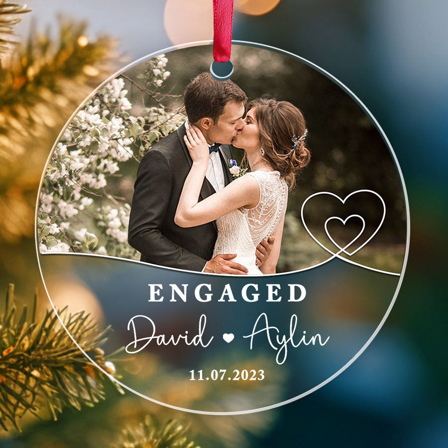 Newly Married Christmas Ornament