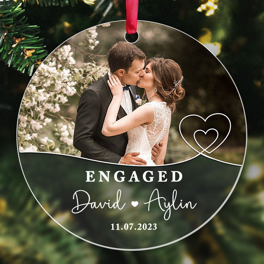 Newly Married Christmas Ornament