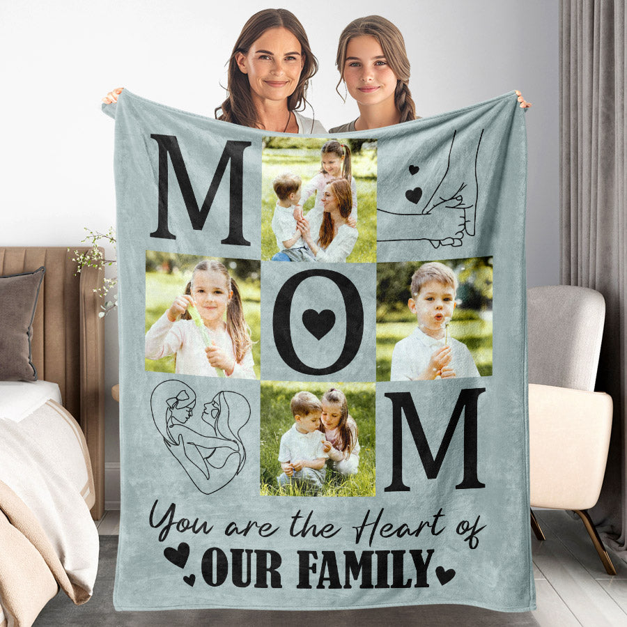 Personalised Blankets Mothers Day