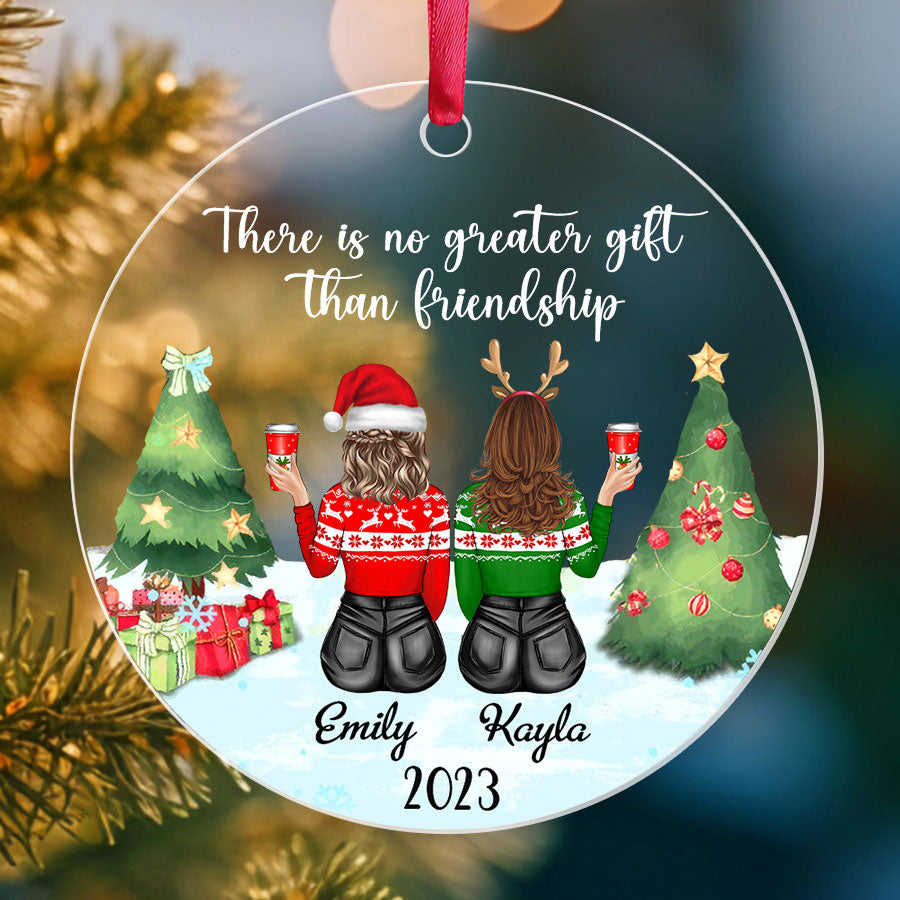 There Is No Greater Gift Than Friendship Ornament