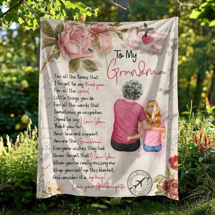 Personalized Blankets for Grandma