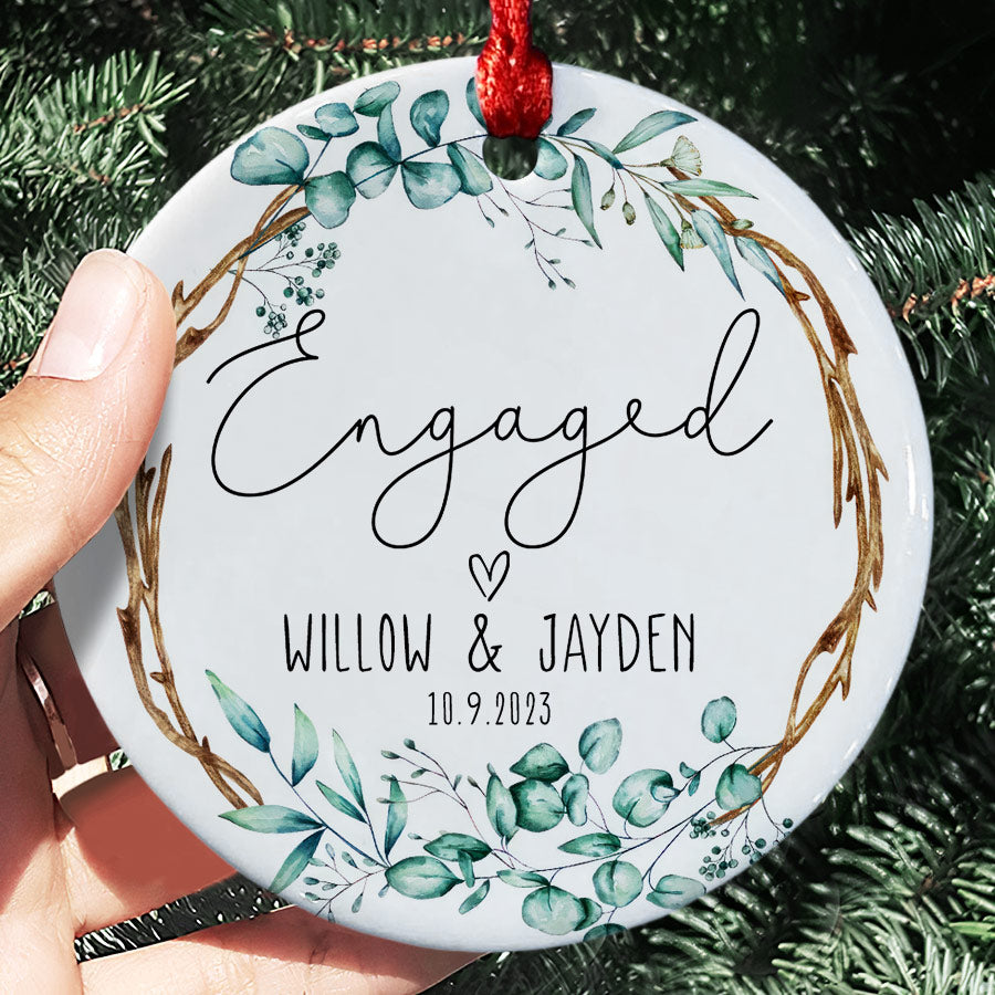 were engaged ornament