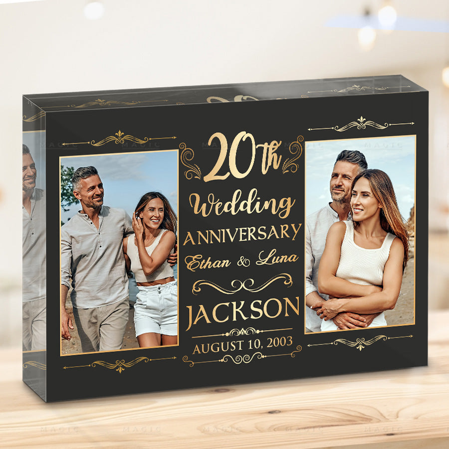 20 Year Anniversary Gift For Husband Custom Photo Acrylic Blocks 20-year-anniversary-gift-for-husband-custom-photo-acrylic-blocks