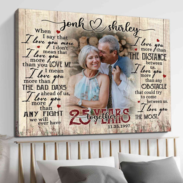 Personalized 25 Anniversary Gifts For Him Her, Personalized