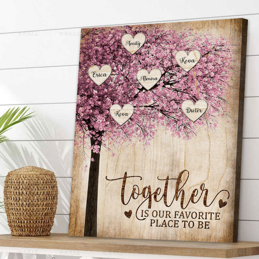 30 Year Wedding Anniversary Gift Custom Family Name On Canvas Prints 30-year-wedding-anniversary-gift-custom-family-name-on-canvas-prints