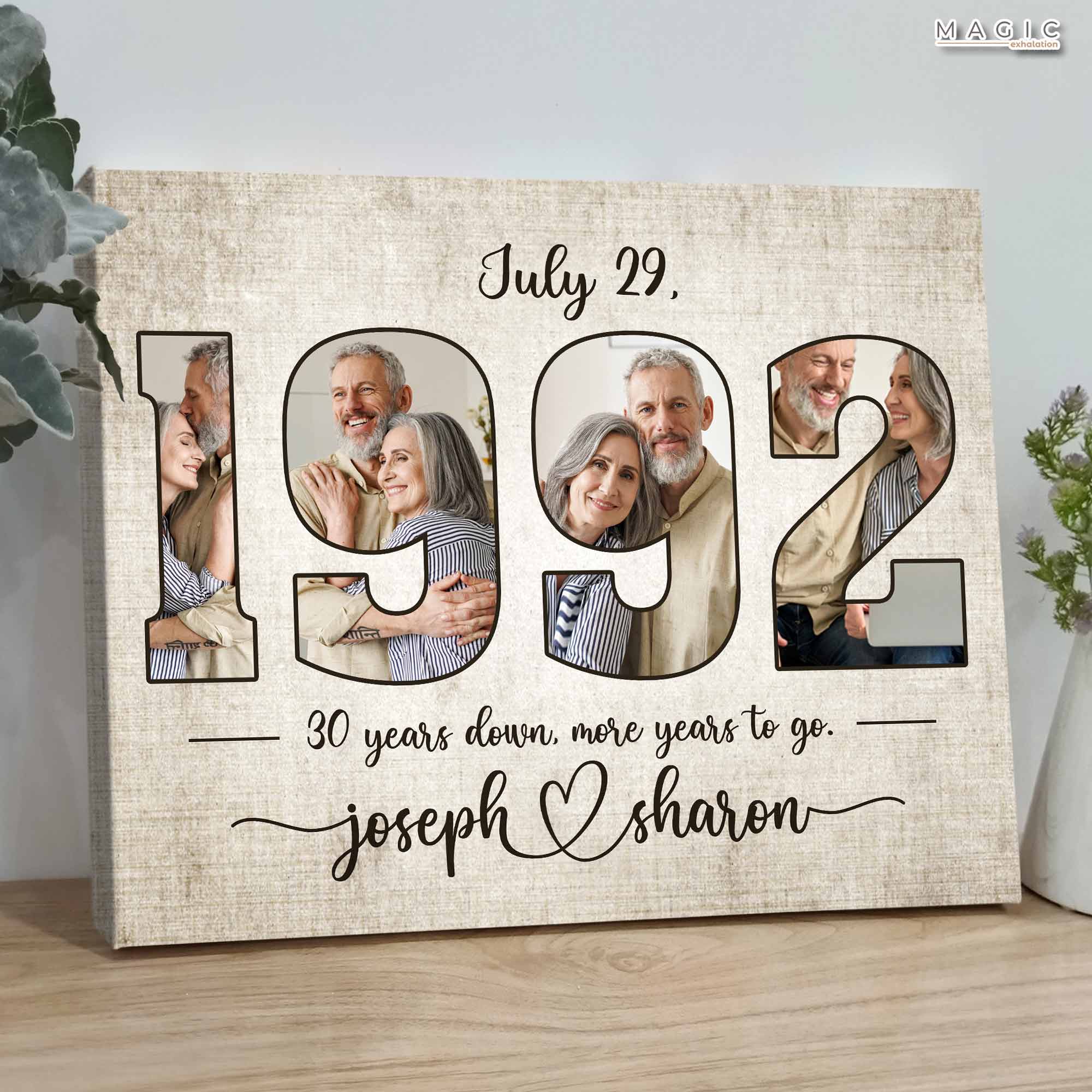 For Her Christmas Gift For Wife Of 30 Years Wife Necklace, Happy