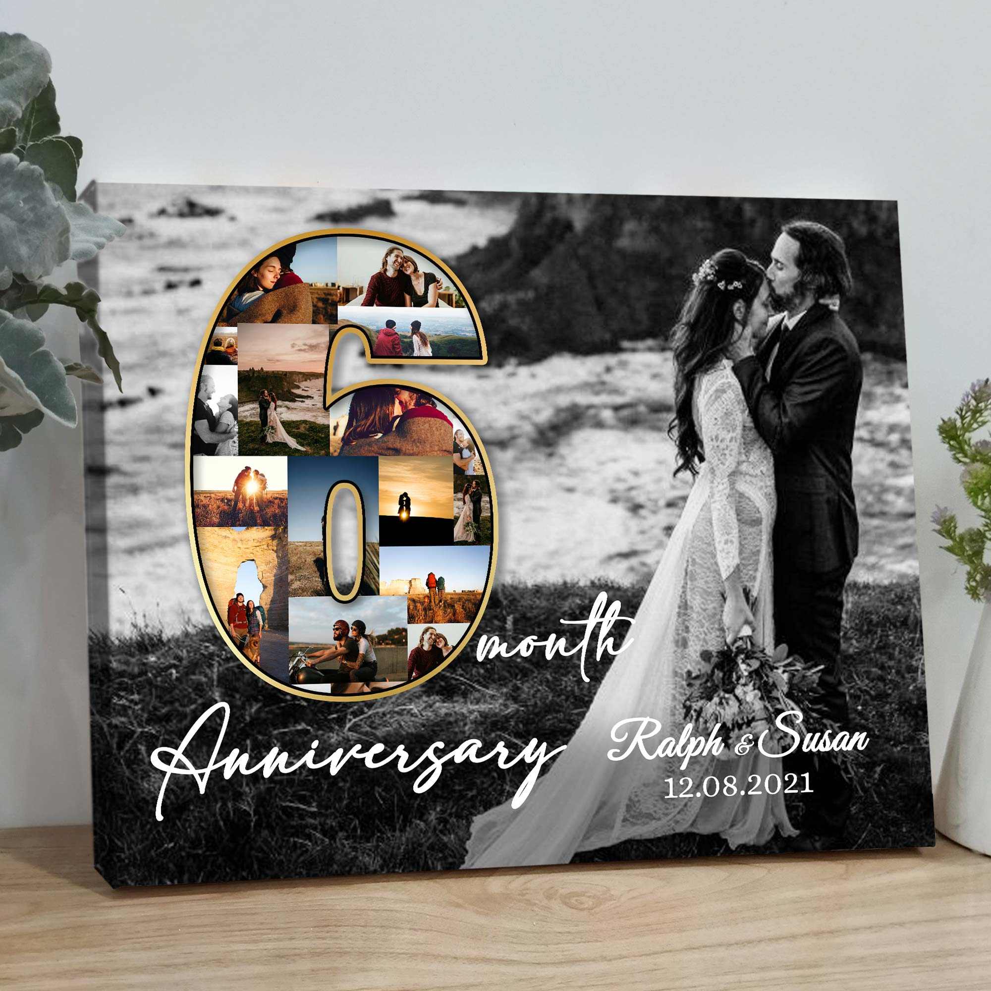 Personalized Valentine's Day Gifts for Him, Month Anniversary