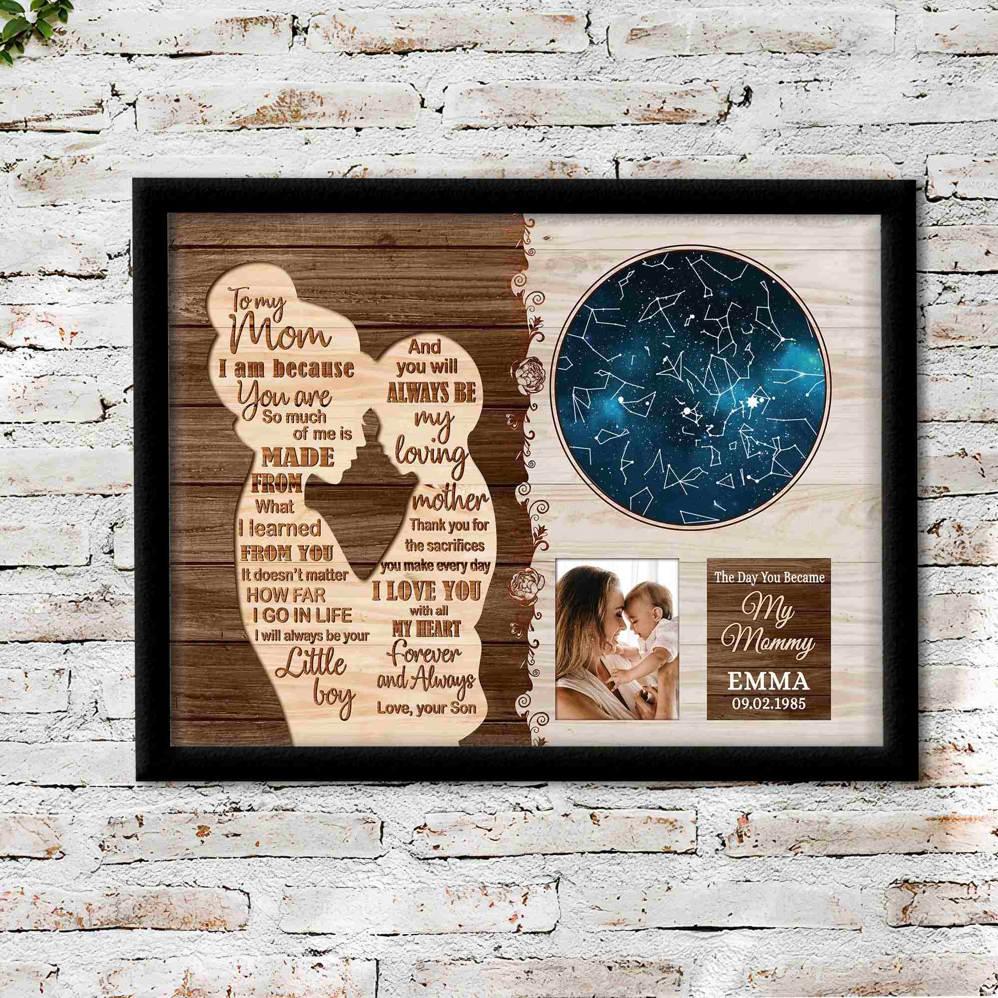 Personalized Valentine Gifts For Him, Personalised Valentine Gift, Custom Star Map Gifts