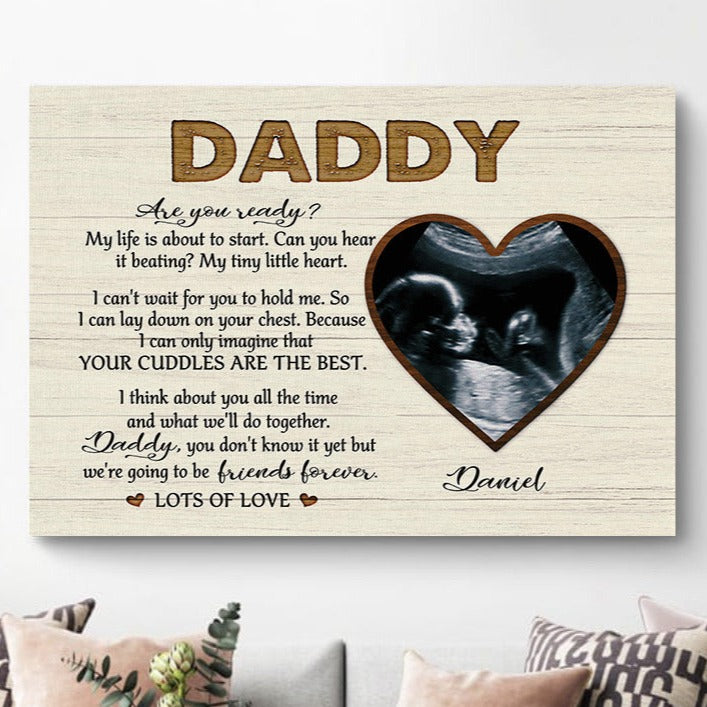 First Fathers Day Pregnancy Gift For New Dad