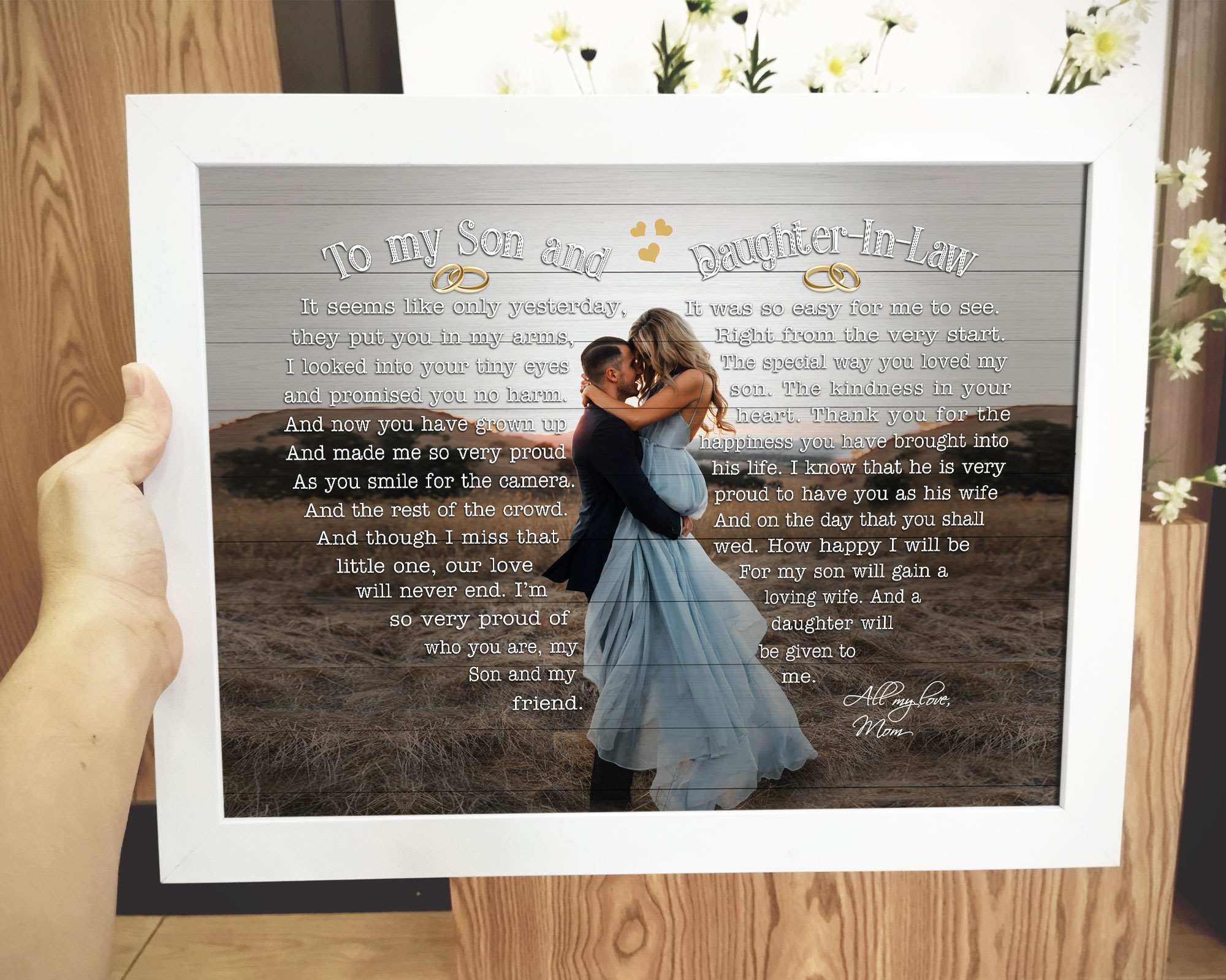 Things Remembered Wedding Gifts For Daughter In Law With Custom Photo Canvas Wall Art Decor