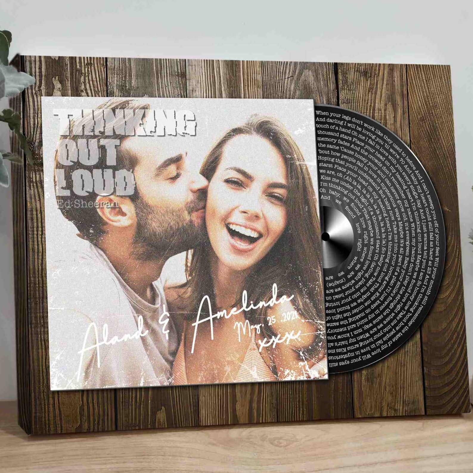 2 Year Anniversary Gift Ideas for My Boyfriend Canvas Art, Personalised  Valentines Day Gifts for Girlfriend, Canvas Wall Art - Magic Exhalation