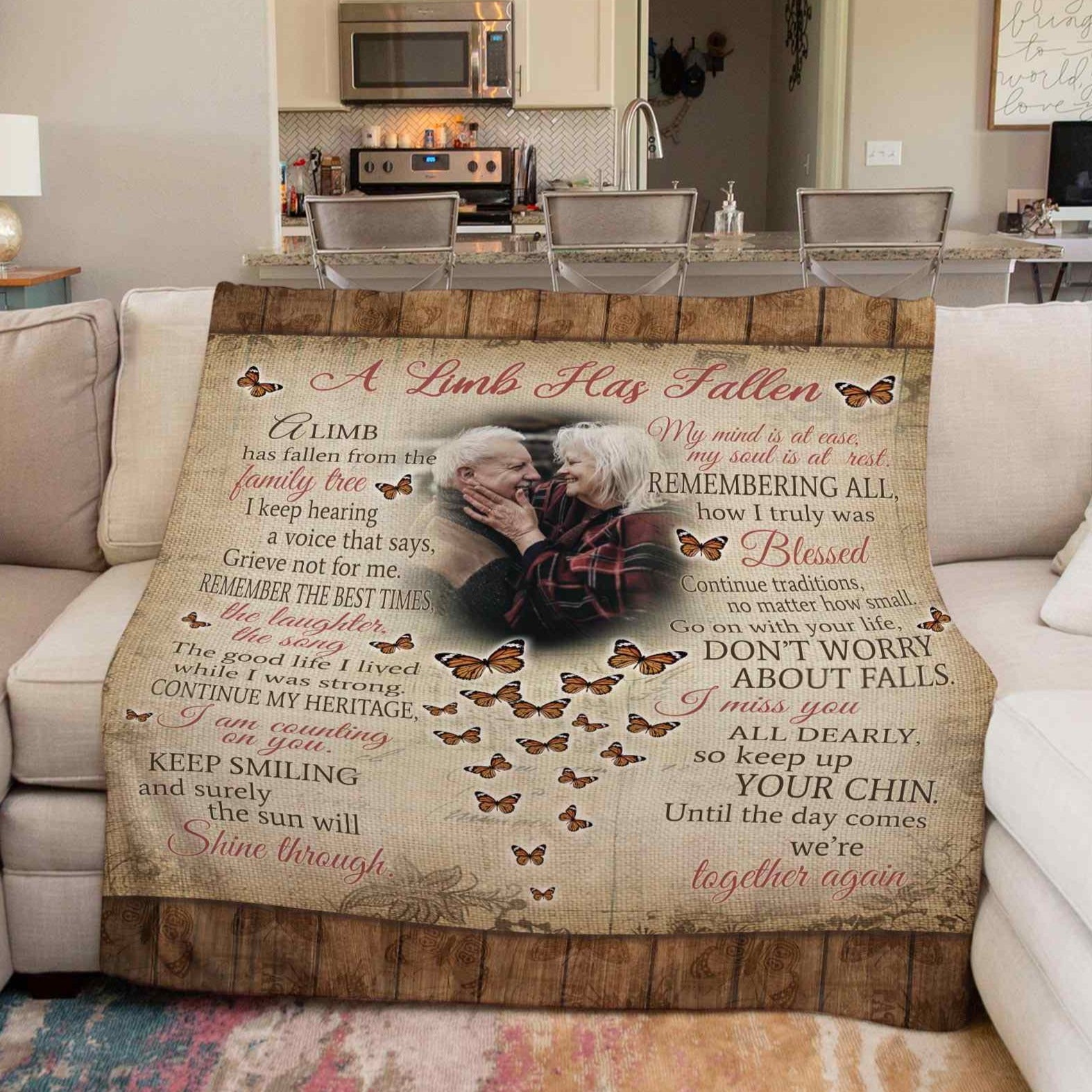Sympathy Gifts For Loss Of Wife Memorial Blanket