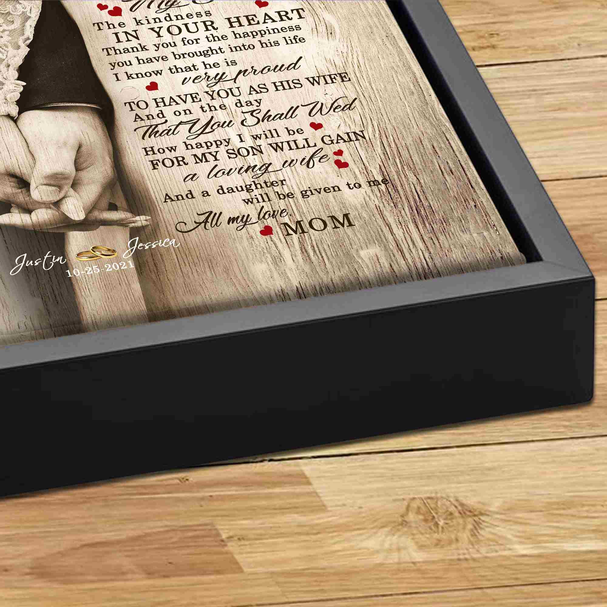 Gifts For Sons From Mothers With Hand In Hand Canvas Prints, Wedding Gift Ideas For Bride And Groom