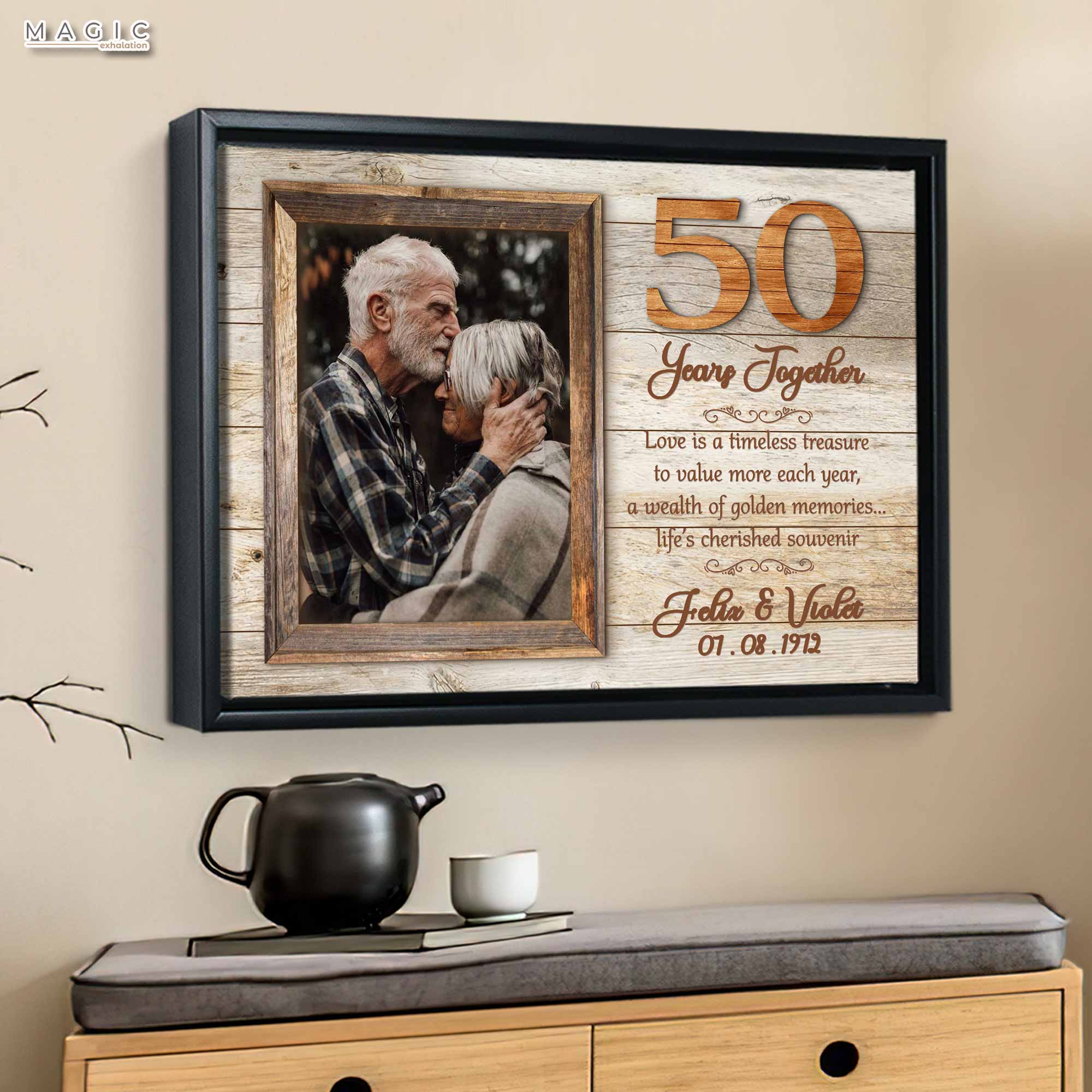 50th wedding anniversary gift ideas, 50th wedding anniversary gift for parents