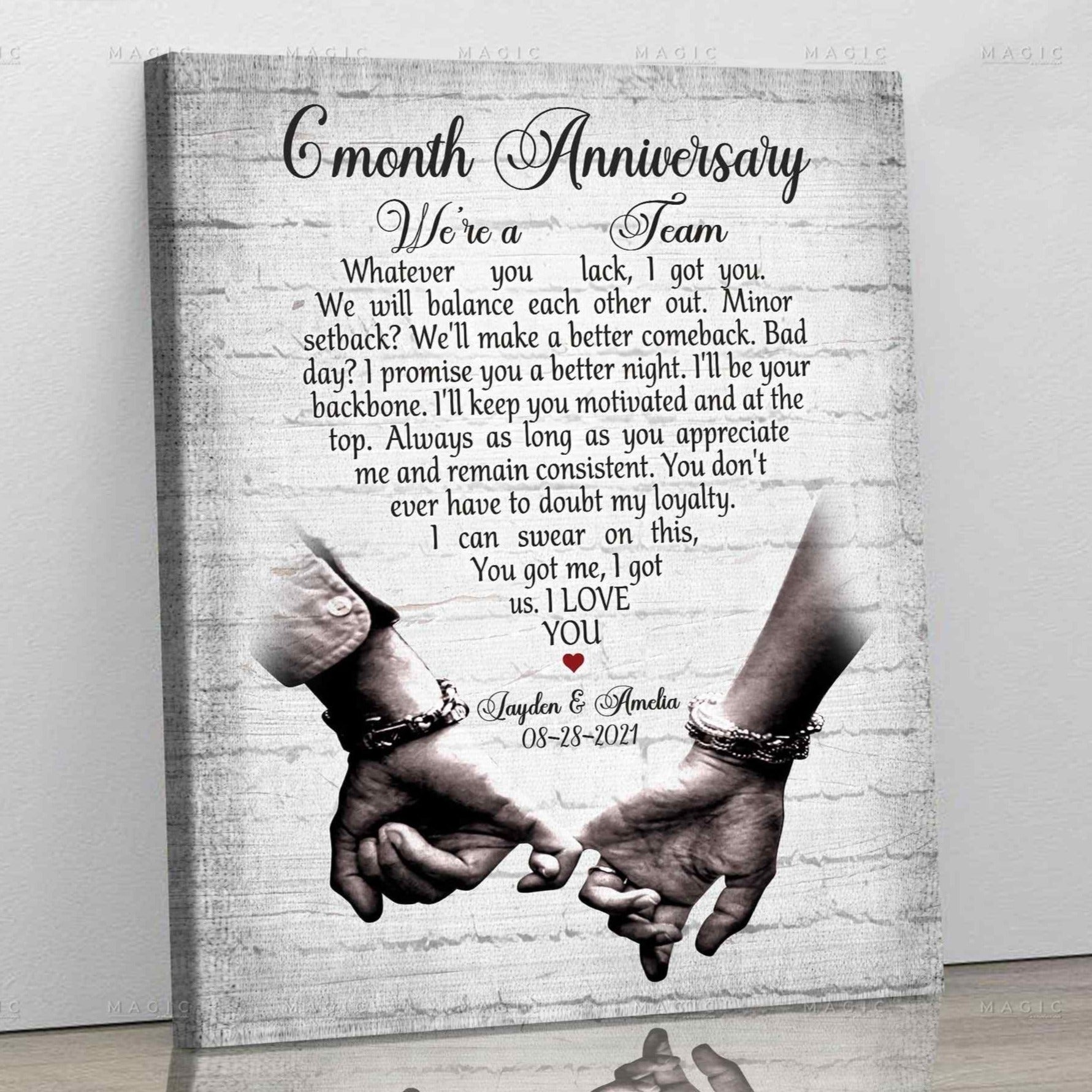 Month Anniversary Sentimental Anniversary Gifts For Him Six Months