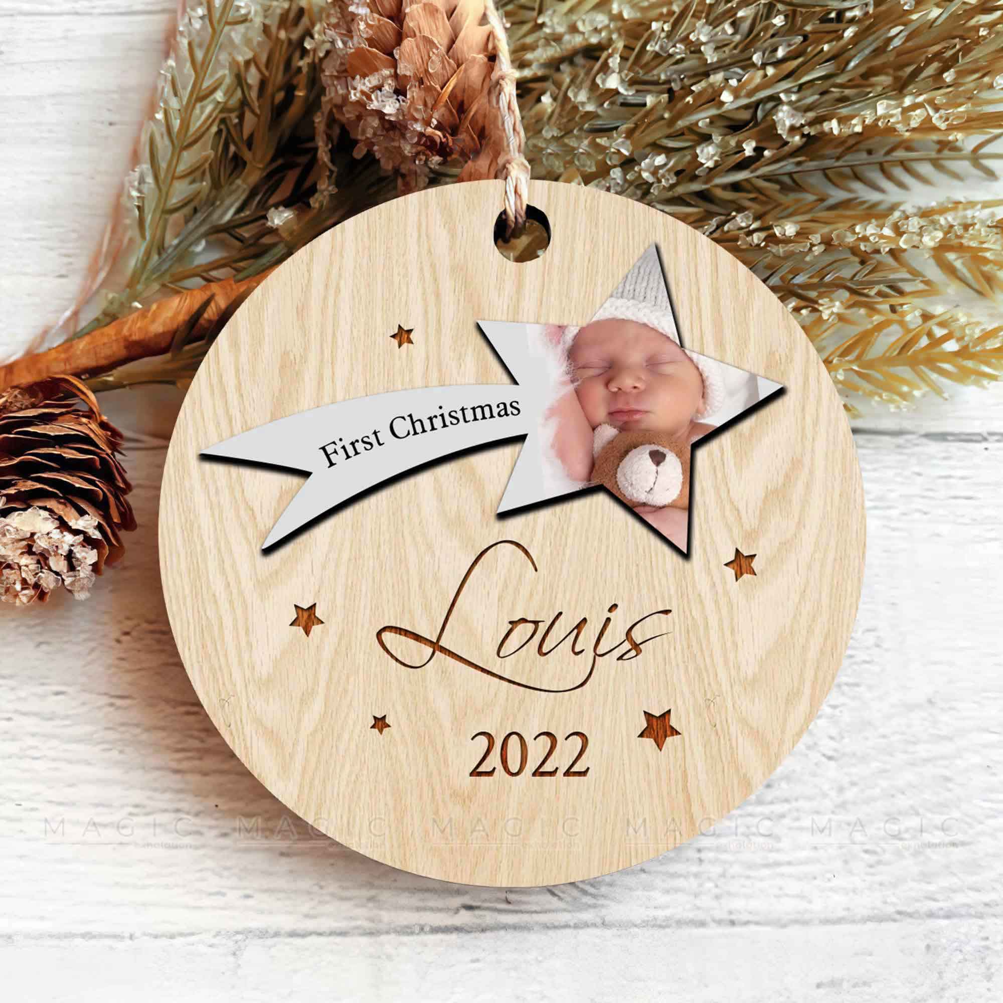 baby's 1st christmas ornament 