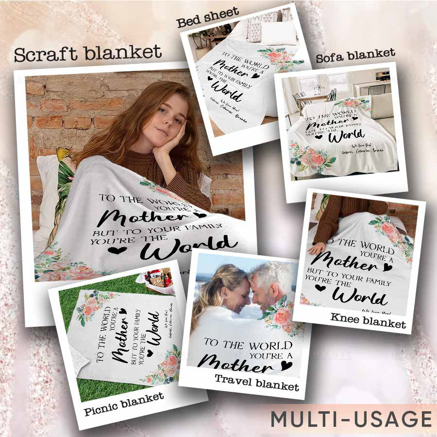 custom blankets for mom