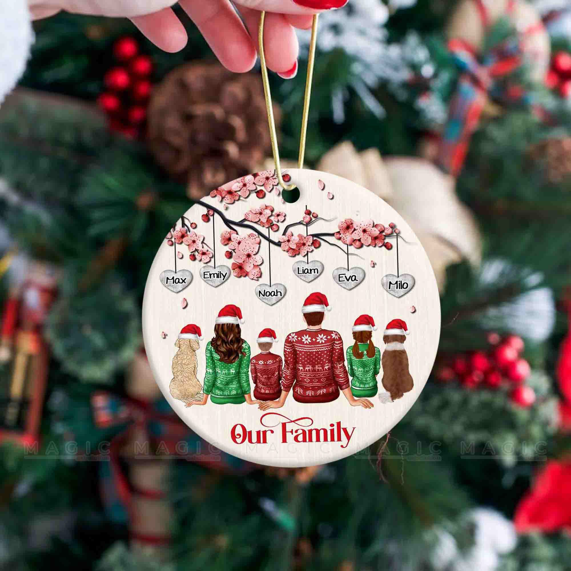 family christmas ornaments