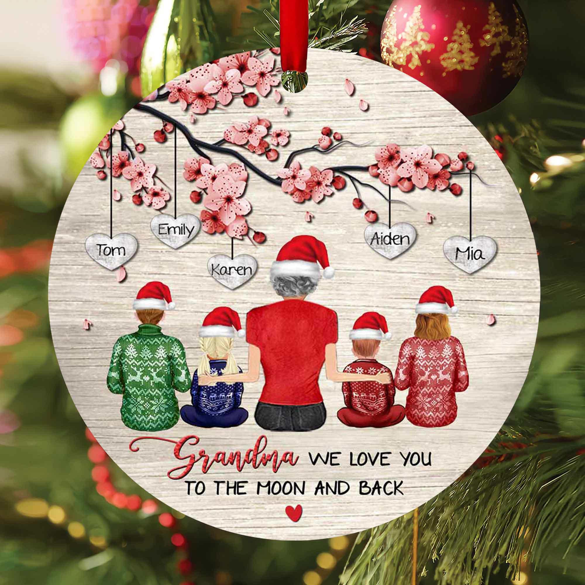 family ornaments personalized