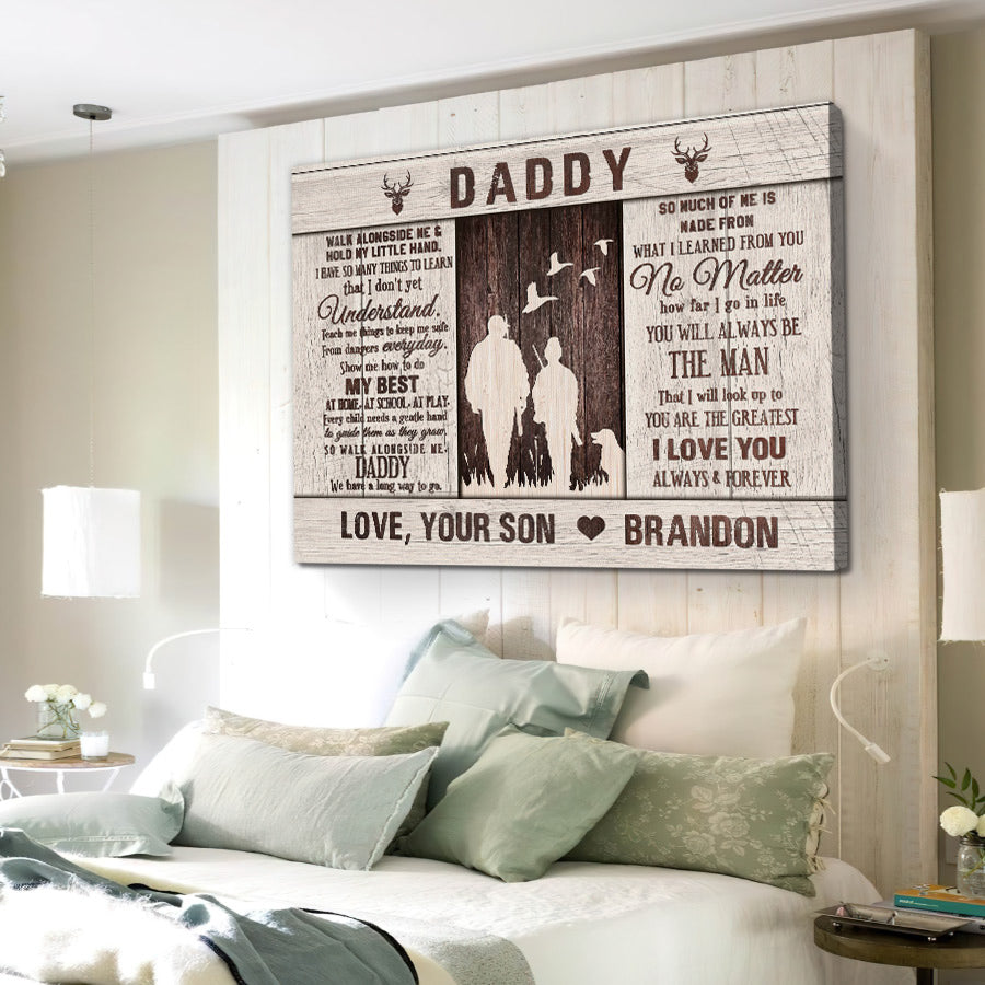 Father’S Day Canvas Ideas | Custom Father'S Day Gifts | Father Son ...