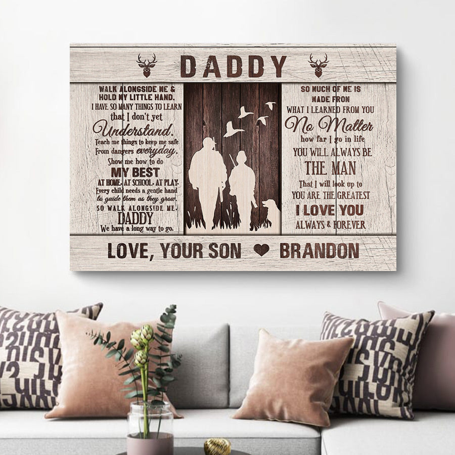 Father’S Day Canvas Ideas | Custom Father'S Day Gifts | Father Son ...