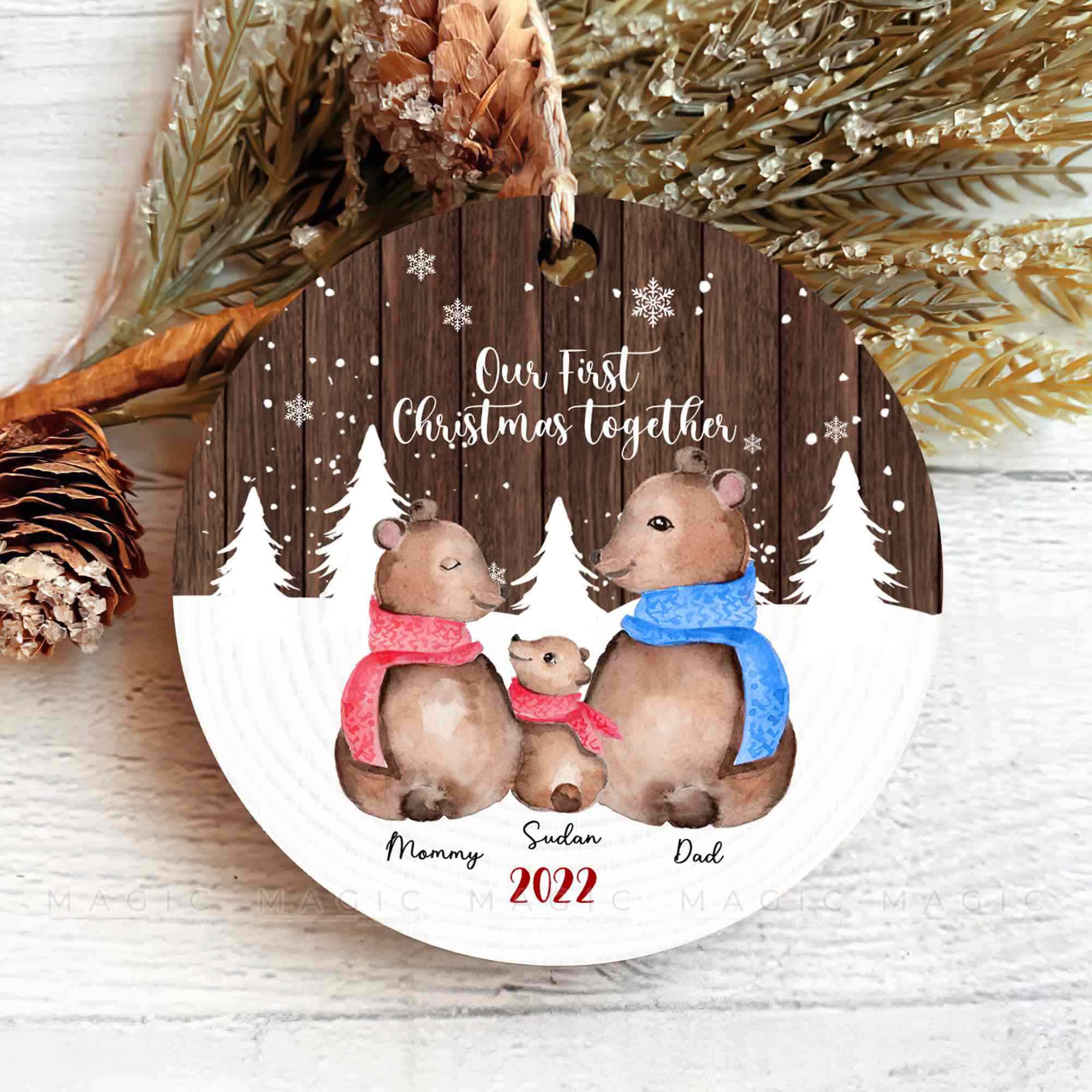 first christmas together ornament