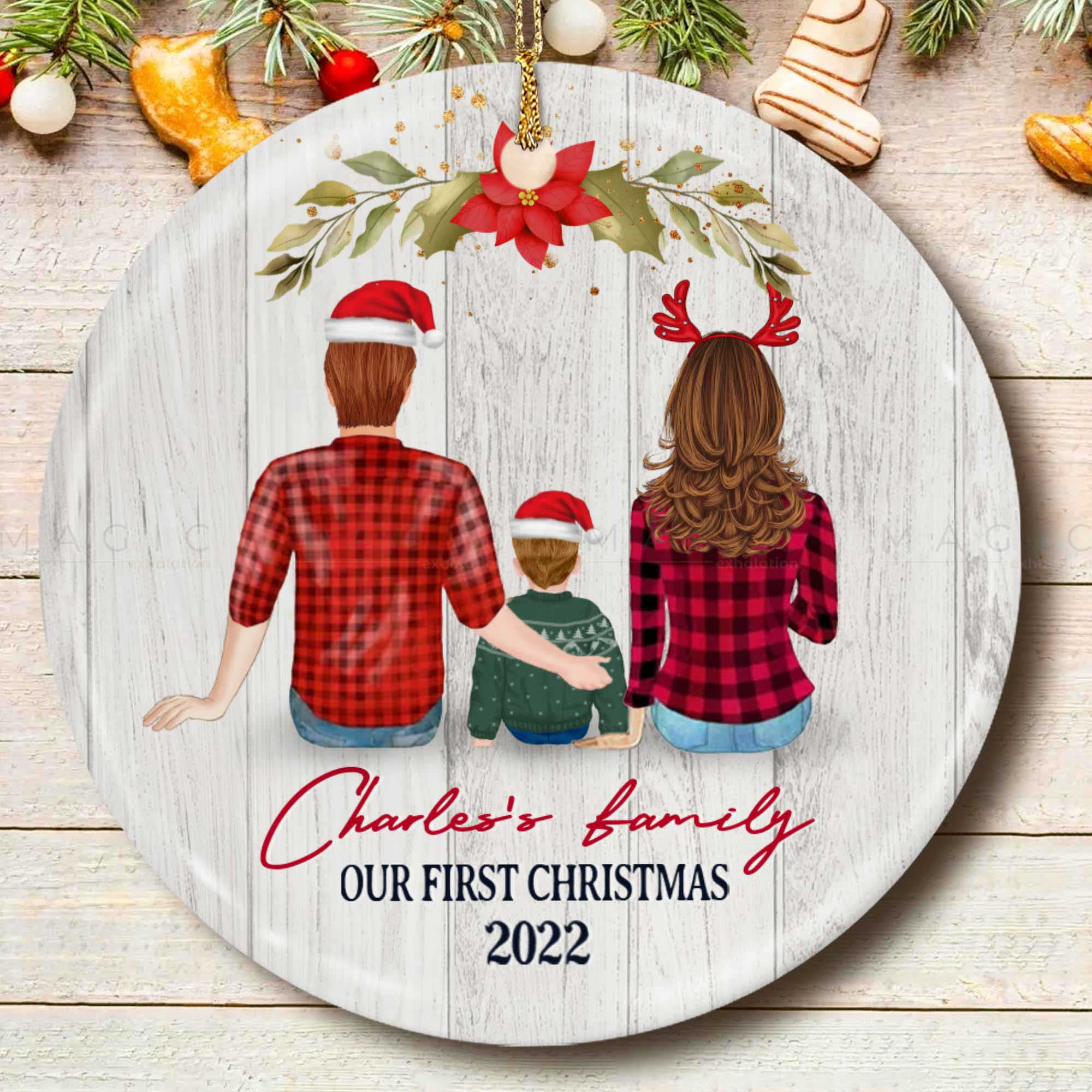 first family christmas ornament
