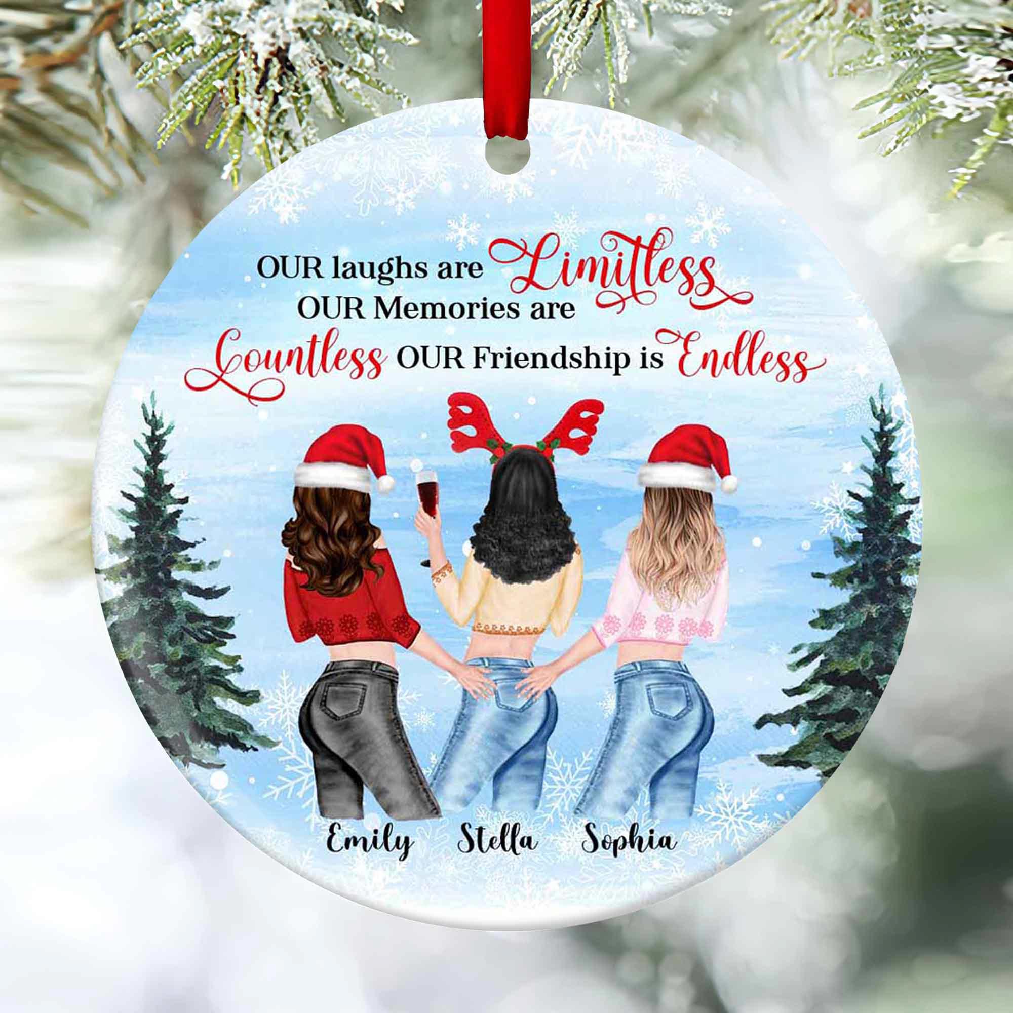 friendship christmas ornaments