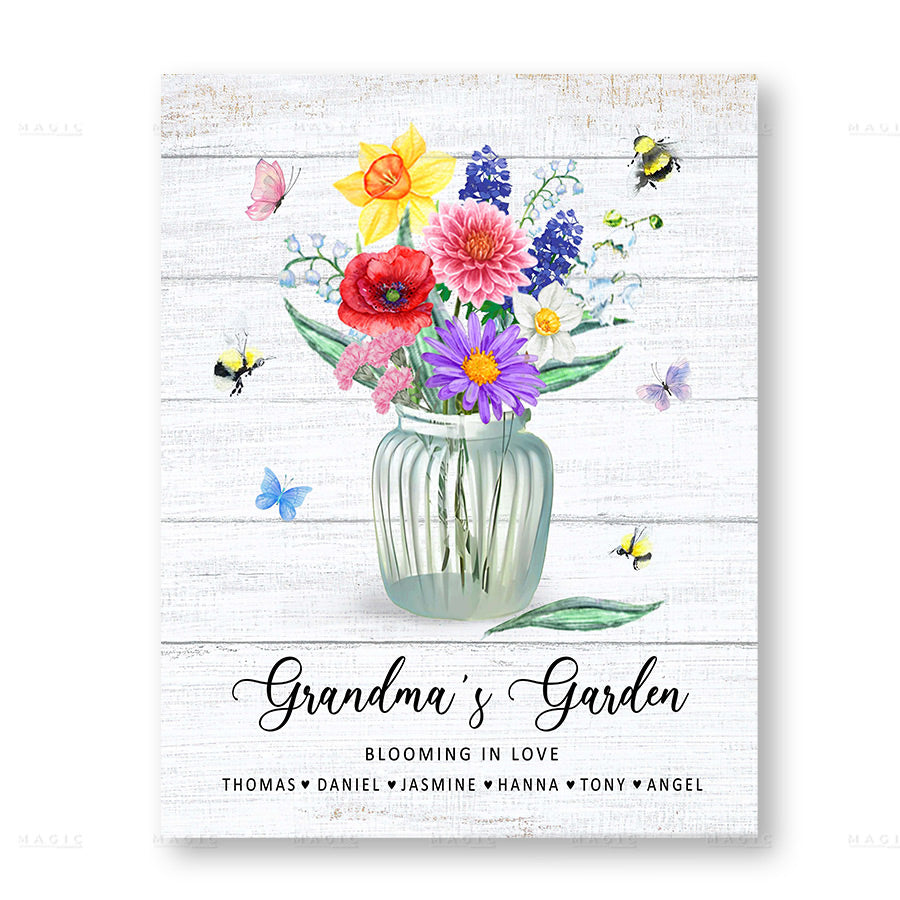 Grandma’s Garden Canvas