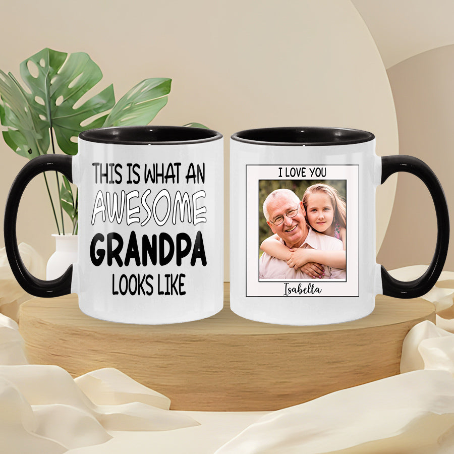 Custom Photo Mugs for Grandfaher