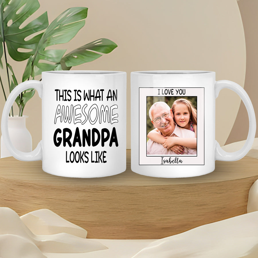Custom Photo Mugs for Grandfaher