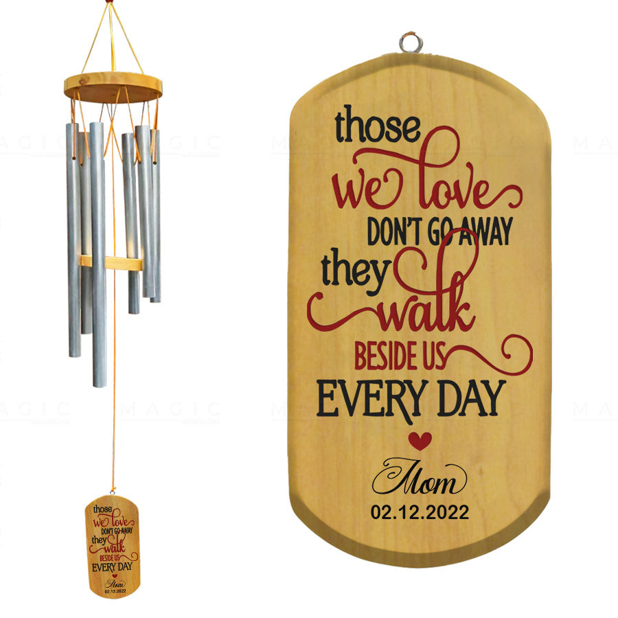 memorial wind chimes personalized