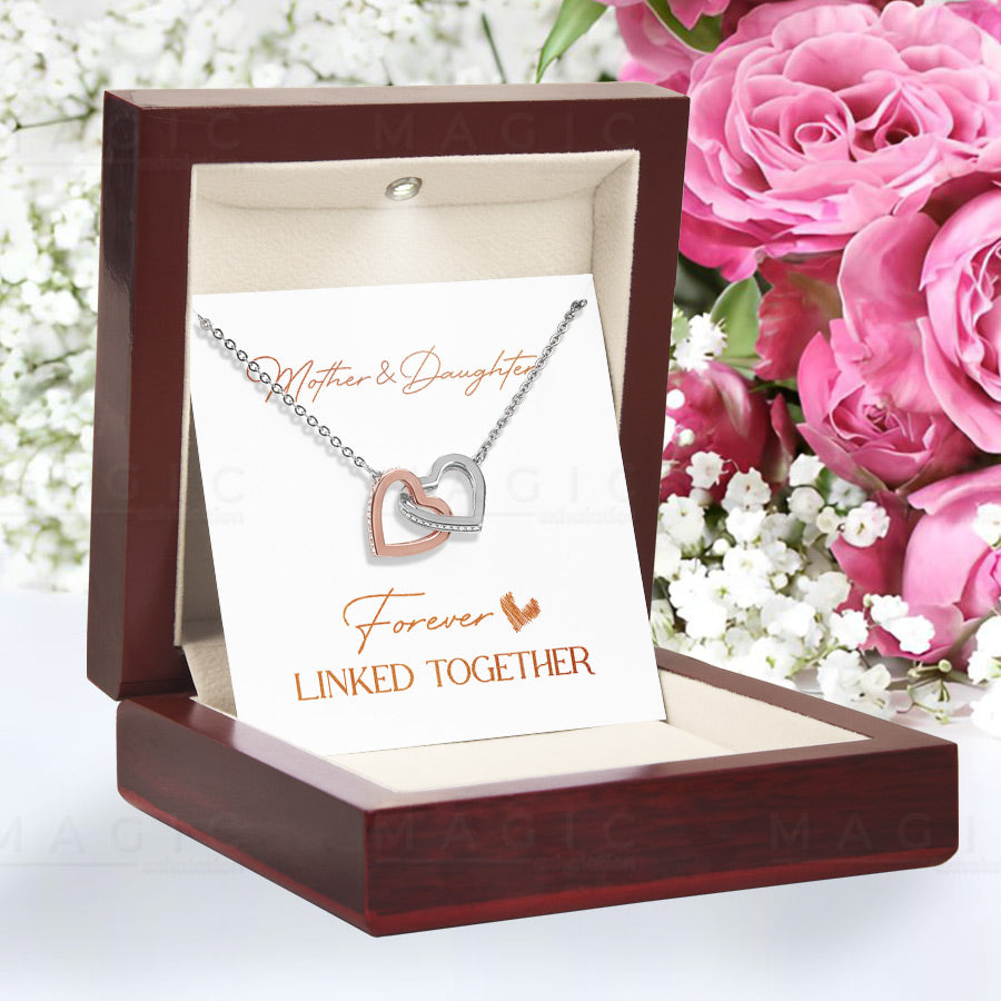 mother & daughter necklace