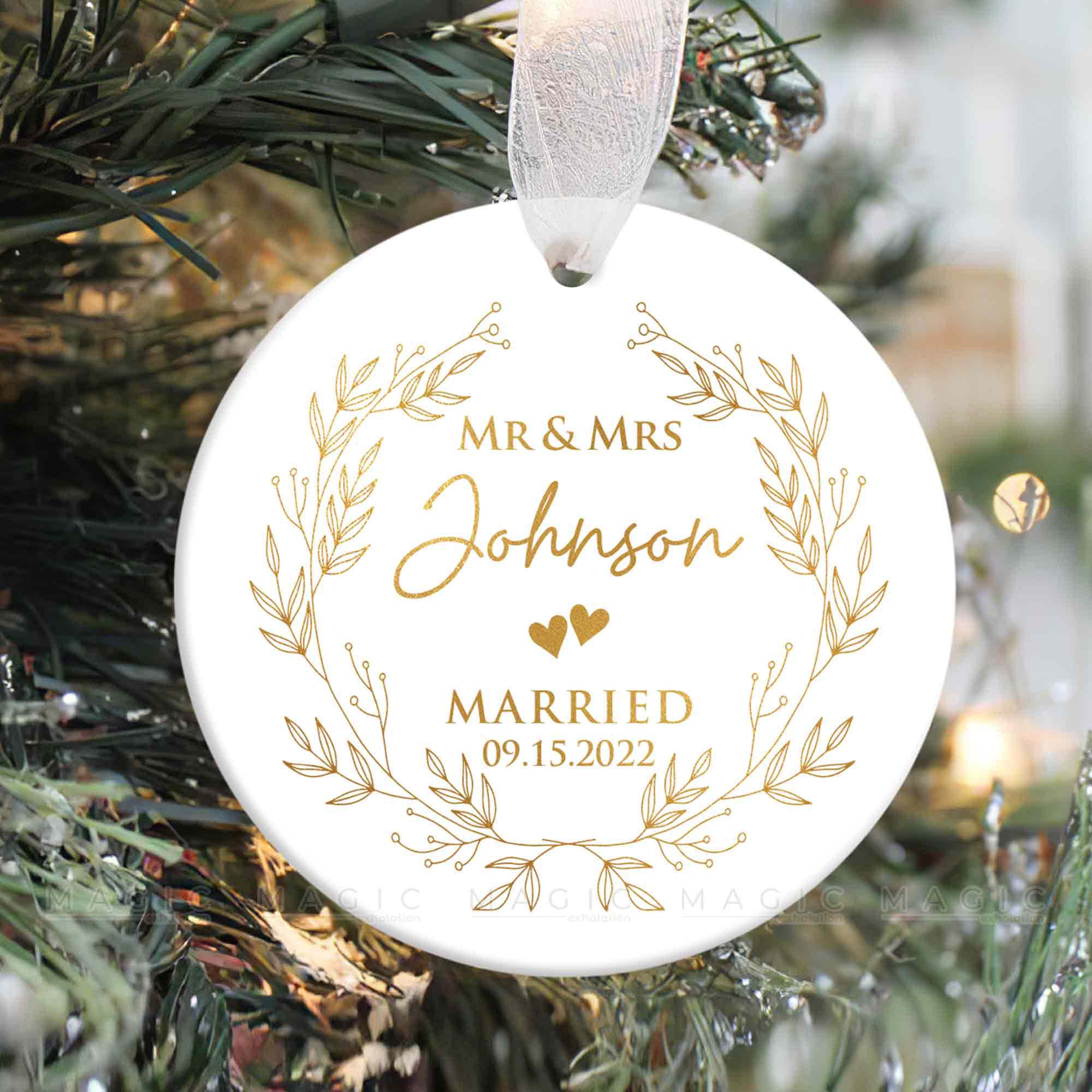 mr and mrs ornament