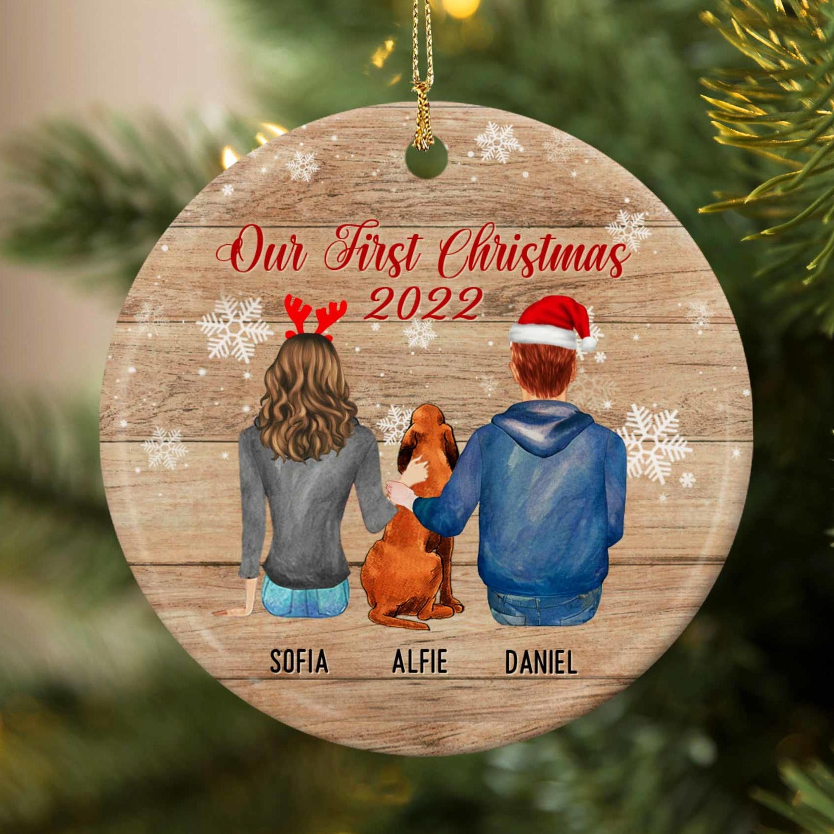 our First Christmas ornament