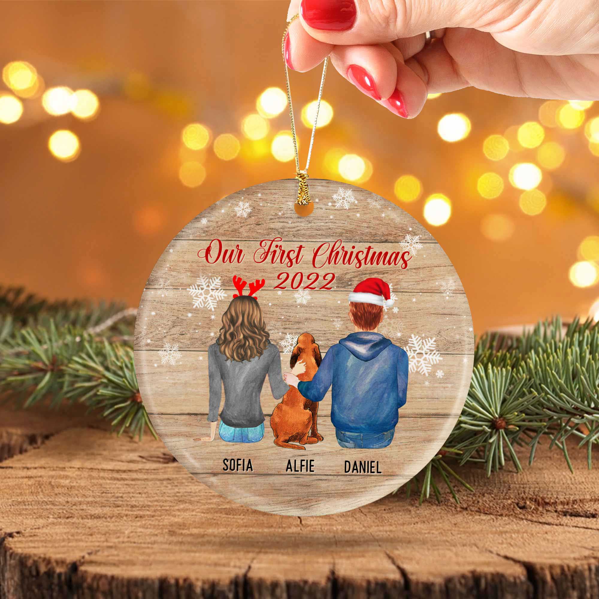 our First Christmas ornament