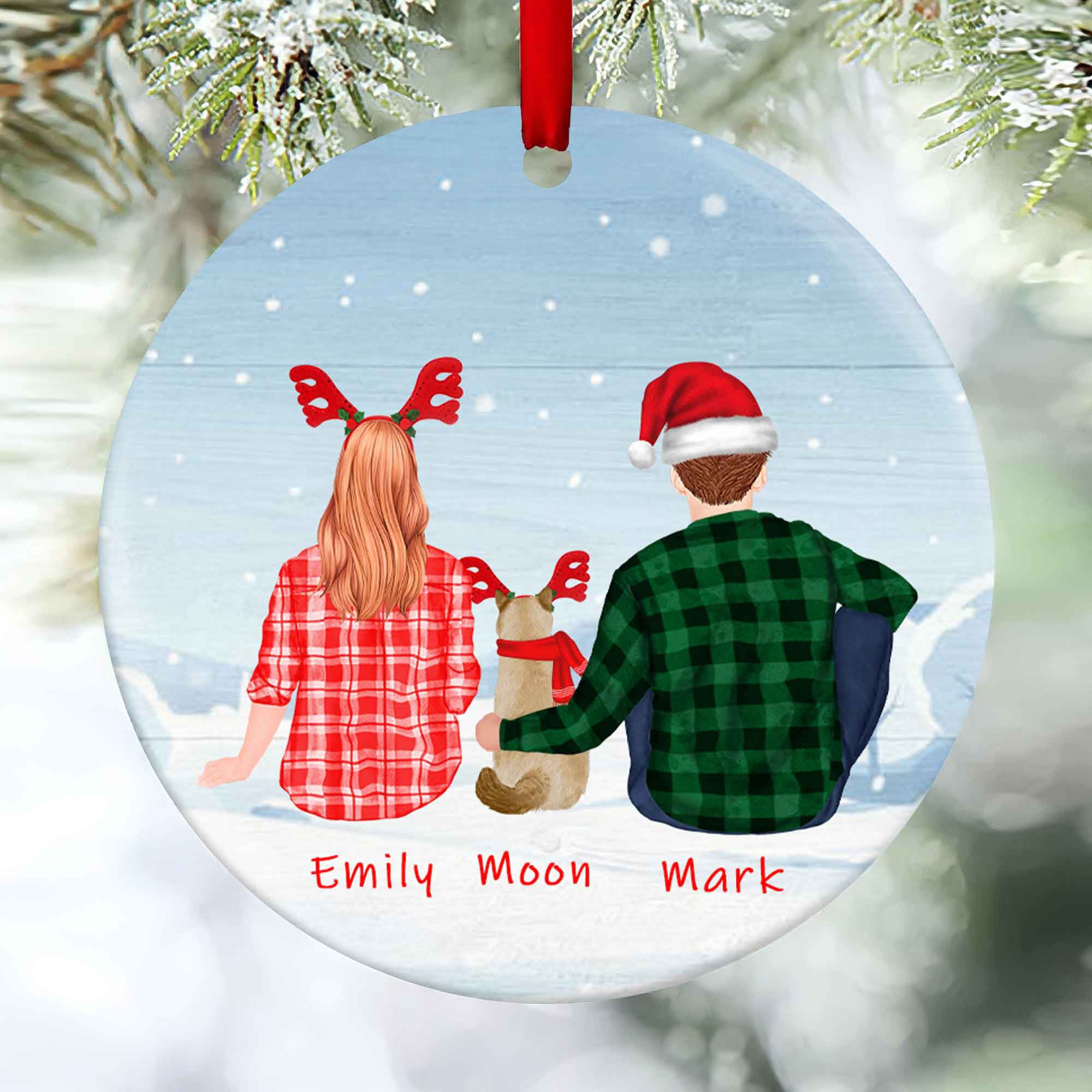 personalized cat ornaments