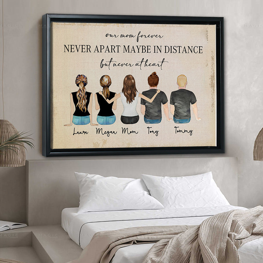 personalized mother's day wall art