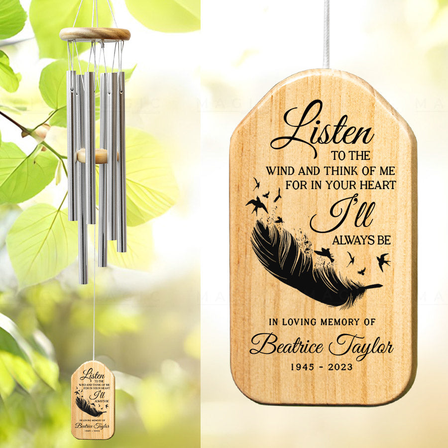 personalized wind chime memorial